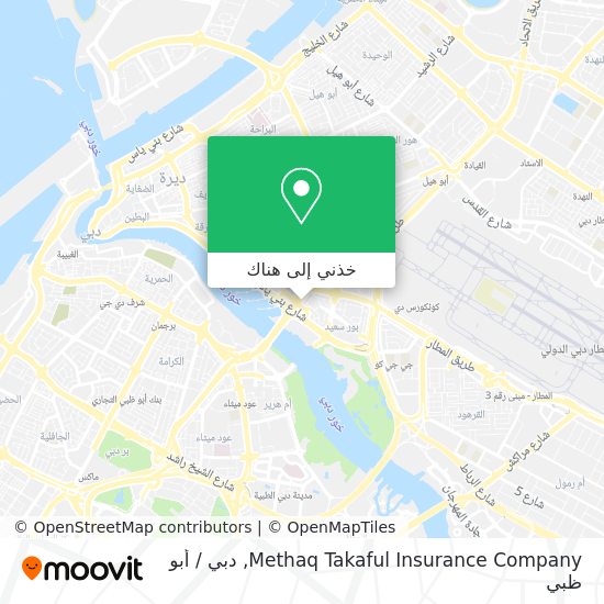 خريطة Methaq Takaful Insurance Company