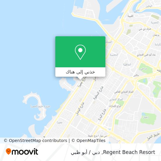 خريطة Regent Beach Resort
