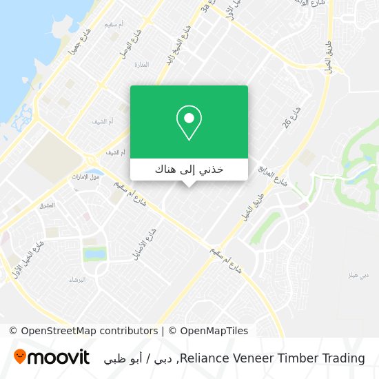 خريطة Reliance Veneer Timber Trading