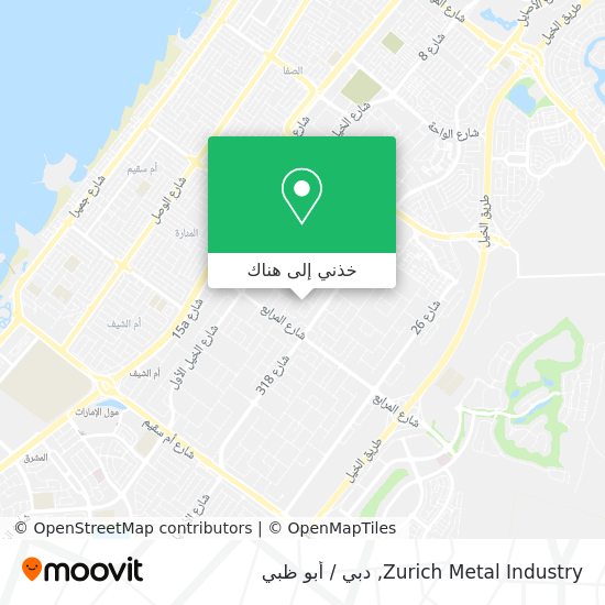 خريطة Zurich Metal Industry