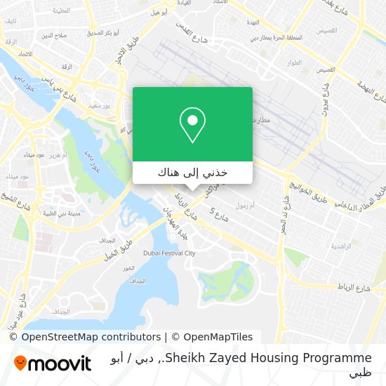 خريطة Sheikh Zayed Housing Programme.