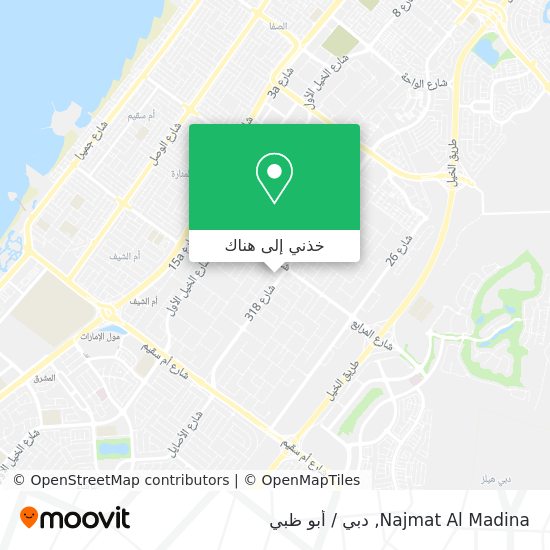 خريطة Najmat Al Madina