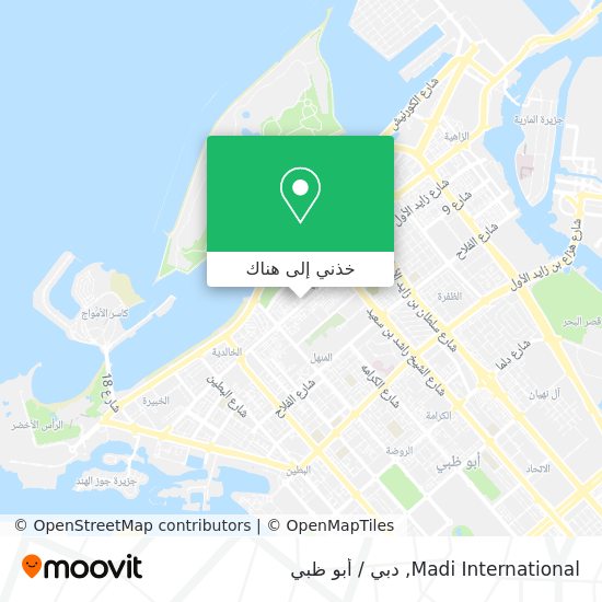 خريطة Madi International