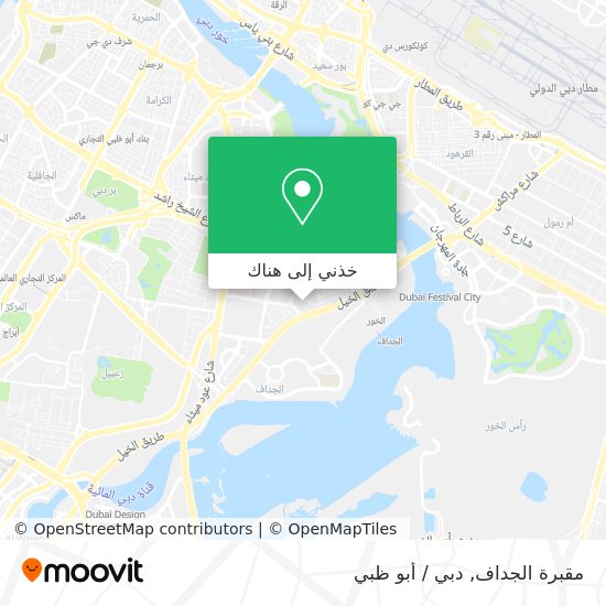 خريطة مقبرة الجداف