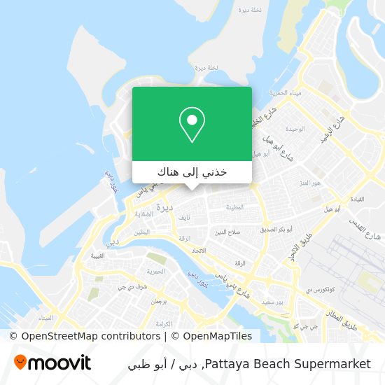 خريطة Pattaya Beach Supermarket