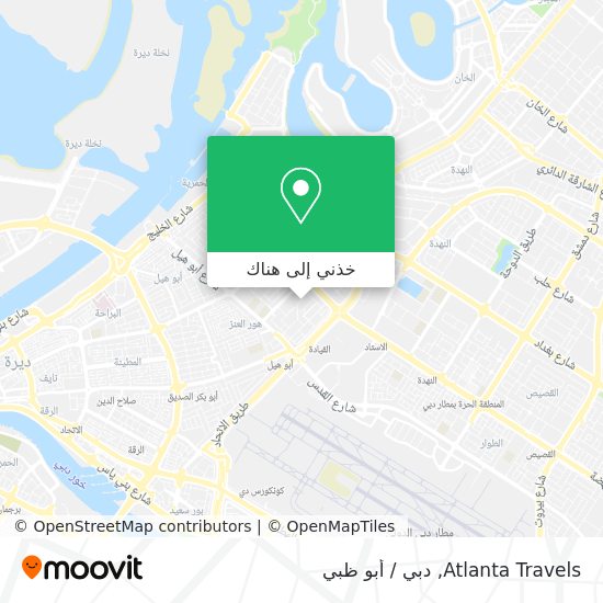 خريطة Atlanta Travels