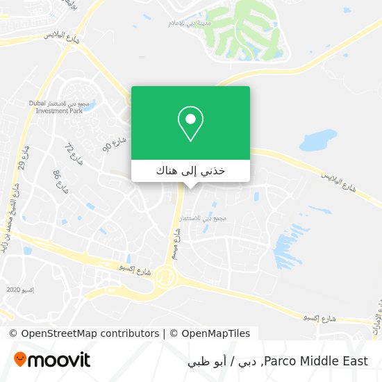 خريطة Parco Middle East