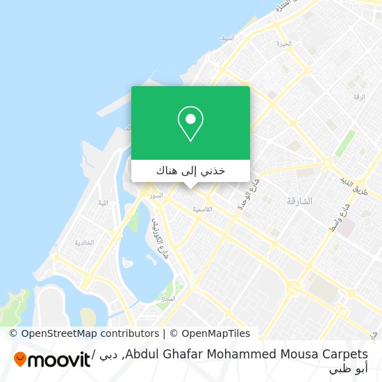 خريطة Abdul Ghafar Mohammed Mousa Carpets