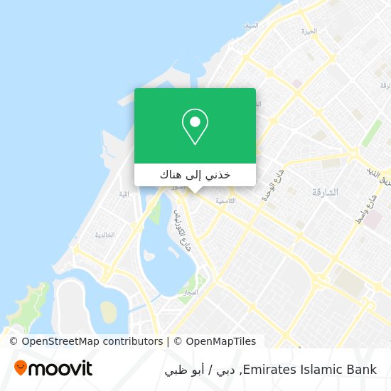 خريطة Emirates Islamic Bank
