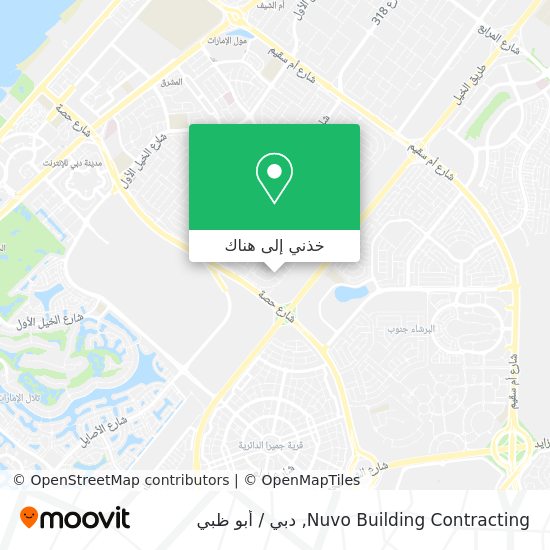 خريطة Nuvo Building Contracting