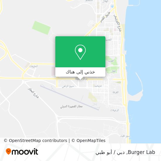 خريطة Burger Lab