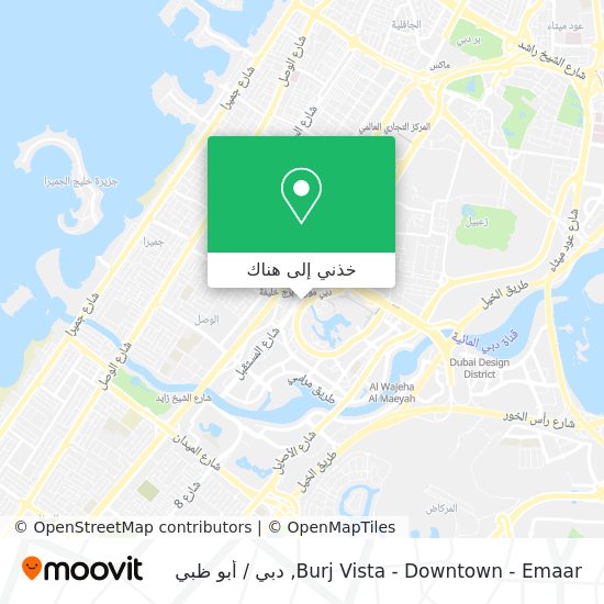 خريطة Burj Vista - Downtown - Emaar
