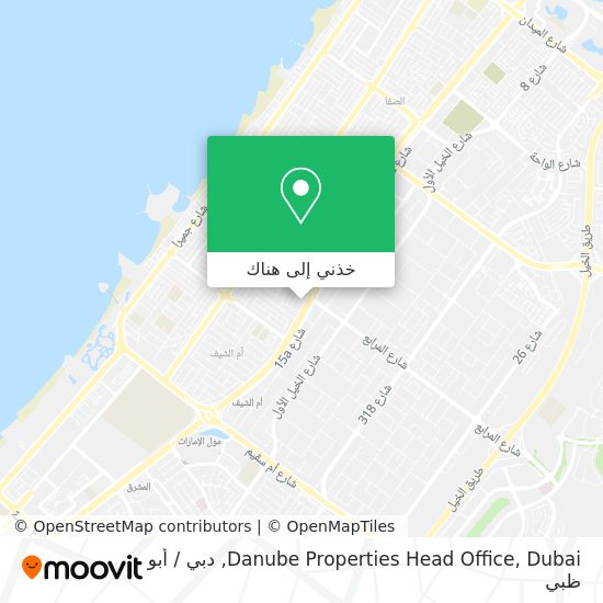 خريطة Danube Properties Head Office, Dubai