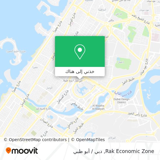 خريطة Rak Economic Zone