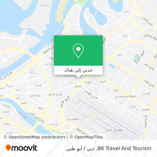 خريطة B6 Travel And Tourism
