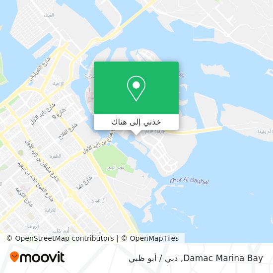 خريطة Damac Marina Bay