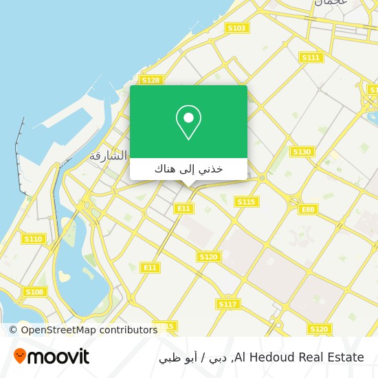 خريطة Al Hedoud Real Estate
