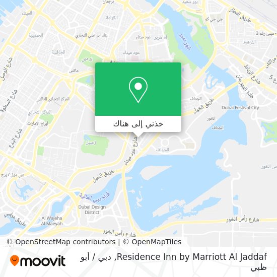 خريطة Residence Inn by Marriott Al Jaddaf