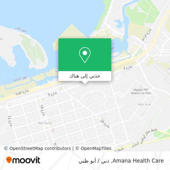 خريطة Amana Health Care
