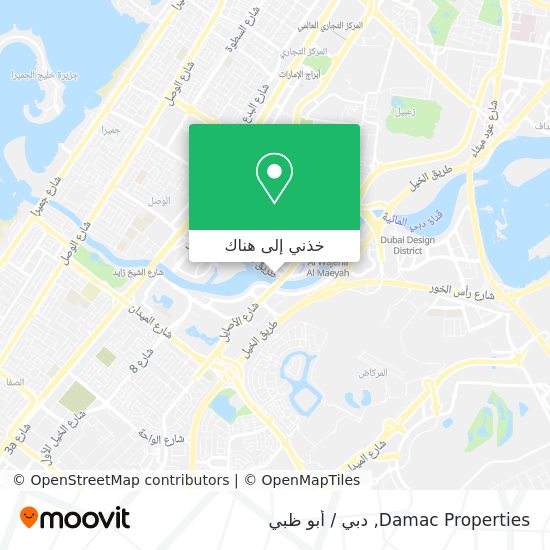 خريطة Damac Properties
