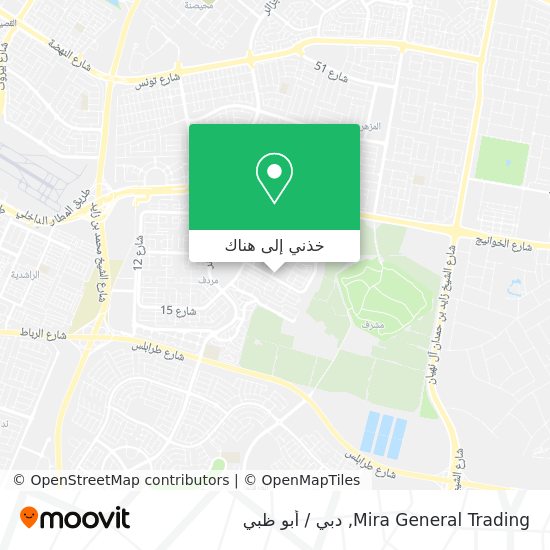 خريطة Mira General Trading