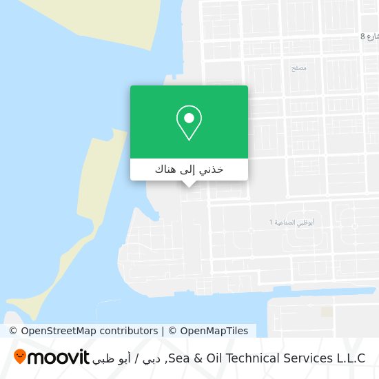 خريطة Sea & Oil Technical Services L.L.C