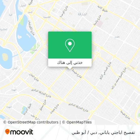 خريطة تفصيخ اباجتي ياباني