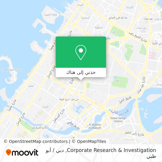 خريطة Corporate Research & Investigation