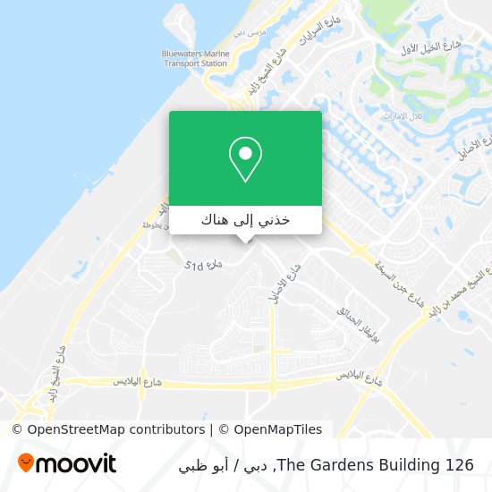 خريطة The Gardens Building 126