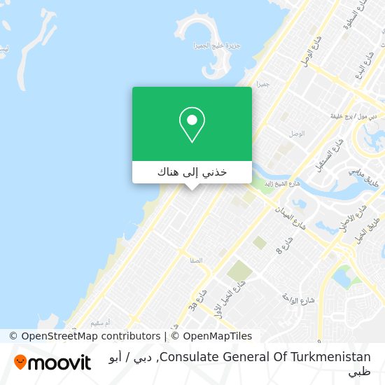 خريطة Consulate General Of Turkmenistan