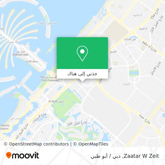 خريطة Zaatar W Zeit