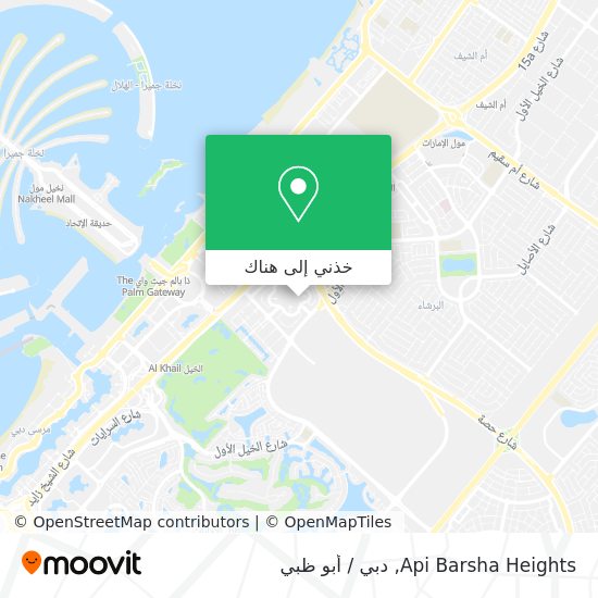 خريطة Api Barsha Heights