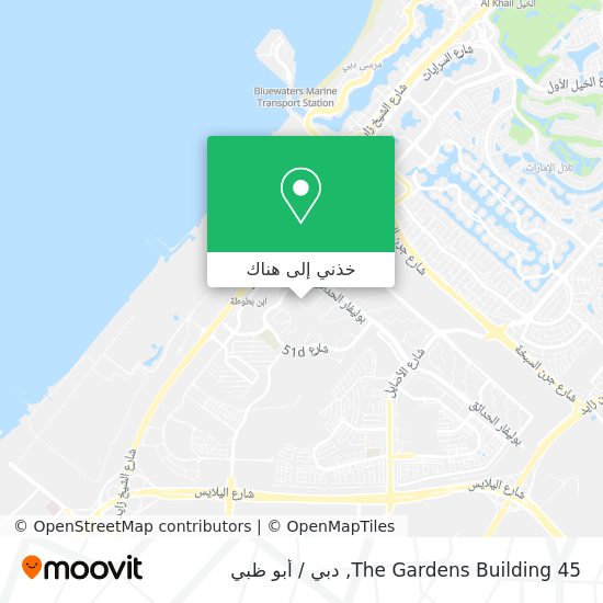 خريطة The Gardens Building 45