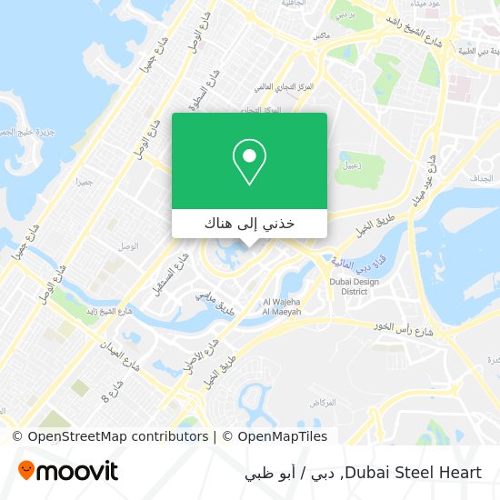 خريطة Dubai Steel Heart