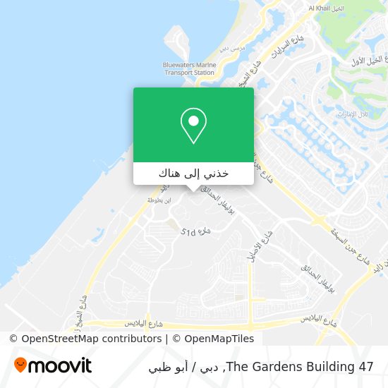 خريطة The Gardens Building 47
