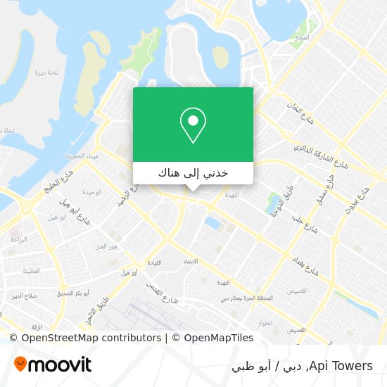 خريطة Api Towers