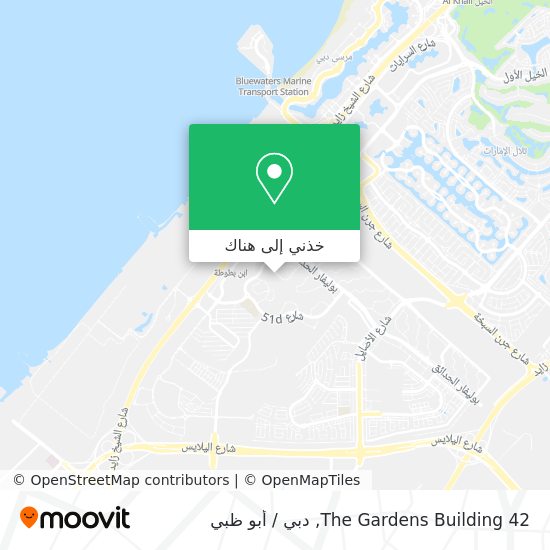 خريطة The Gardens Building 42