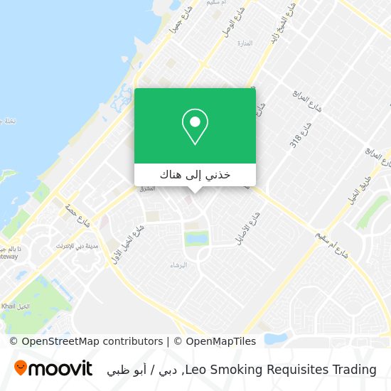 خريطة Leo Smoking Requisites Trading