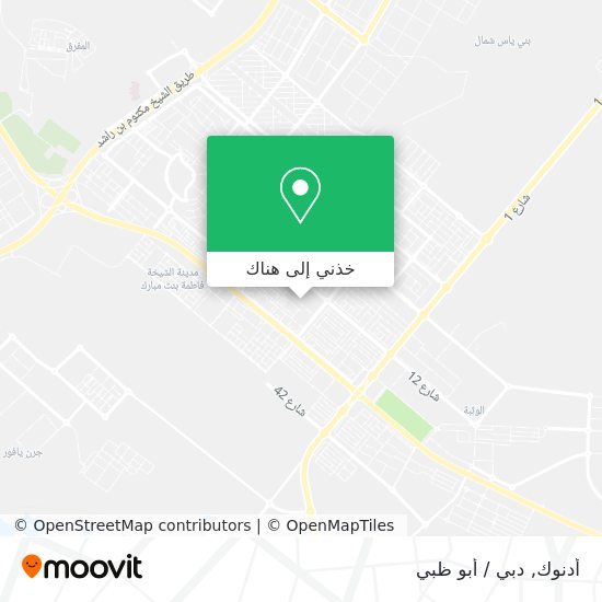 خريطة أدنوك