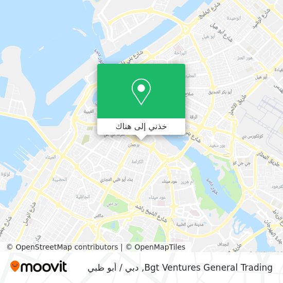 خريطة Bgt Ventures General Trading