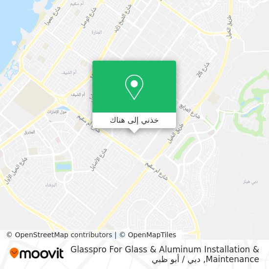 خريطة Glasspro For Glass & Aluminum Installation & Maintenance