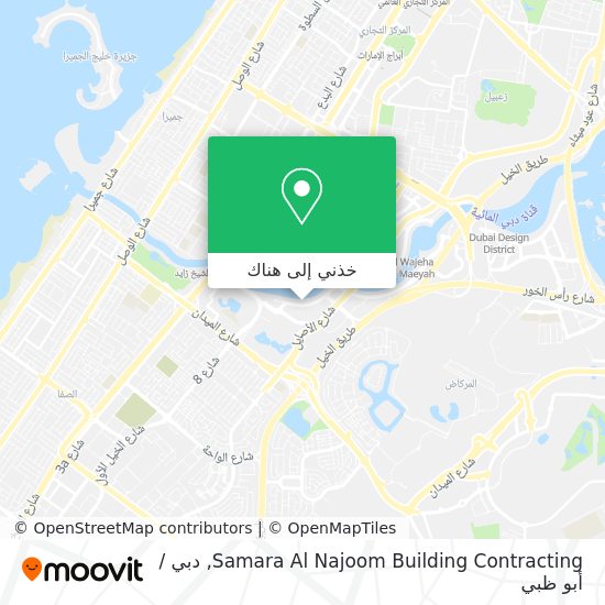 خريطة Samara Al Najoom Building Contracting