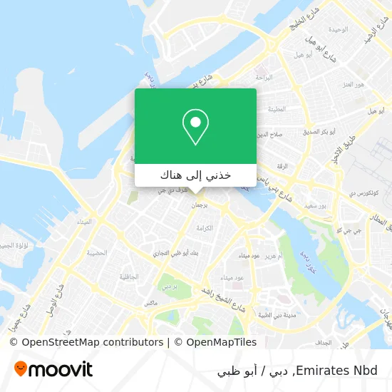 خريطة Emirates Nbd
