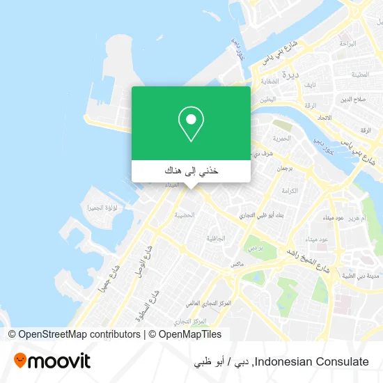 خريطة Indonesian Consulate