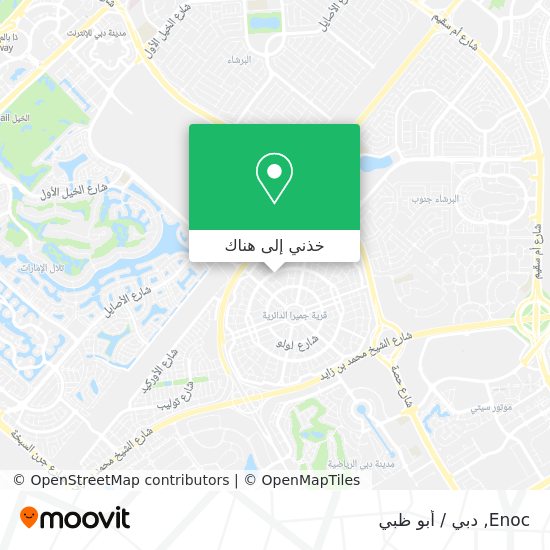 خريطة Enoc