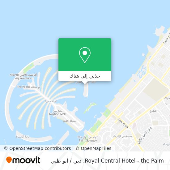 خريطة Royal Central Hotel - the Palm