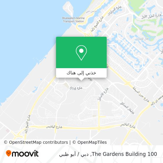 خريطة The Gardens Building 100