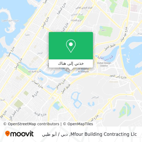 خريطة Mfour Building Contracting Llc