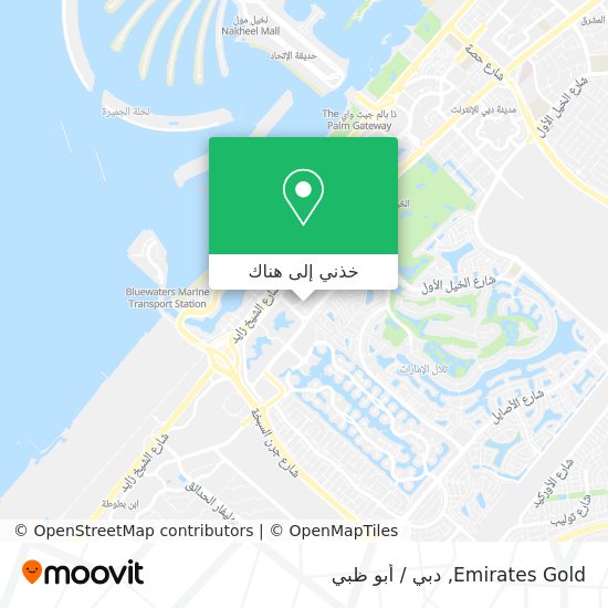 خريطة Emirates Gold