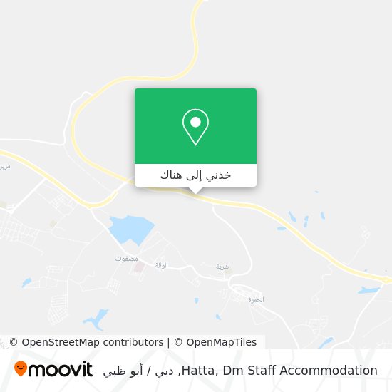 خريطة Hatta, Dm Staff Accommodation